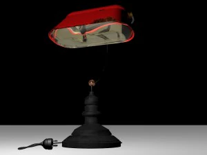 steampunk light fixture 3D Model