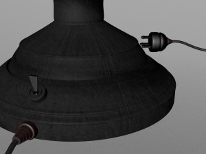 steampunk light fixture 3D 모델