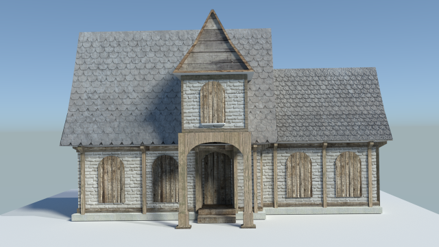 tavern 3D Model .c4d .max .obj .3ds .fbx .stl .blend 
