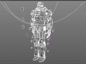 iron man black 3D Modell