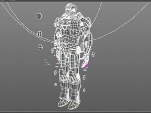 iron man black 3D Model