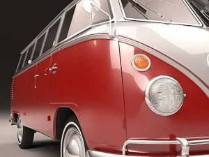 kombi 1967 3D Model