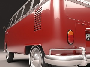 kombi 1967 3D Модель
