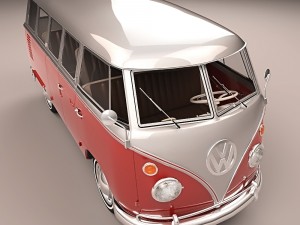 kombi 1967 3D Модель