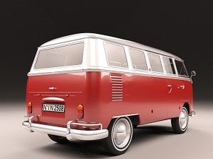 kombi 1967 3D Модель