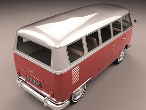 kombi 1967 3D Модель
