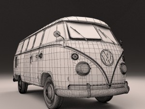 kombi 1967 3D Модель