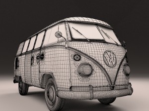 kombi 1967 3D Модель