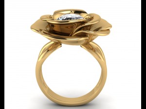 rose ring Model do druku 3D