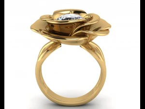 rose ring 3D Print Model
