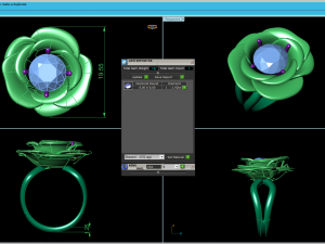 rose ring Model do druku 3D