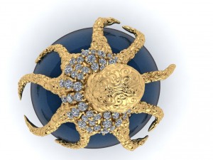 octopus pendant 3D Model