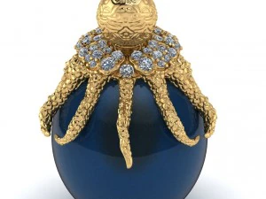 octopus pendant 3D Model