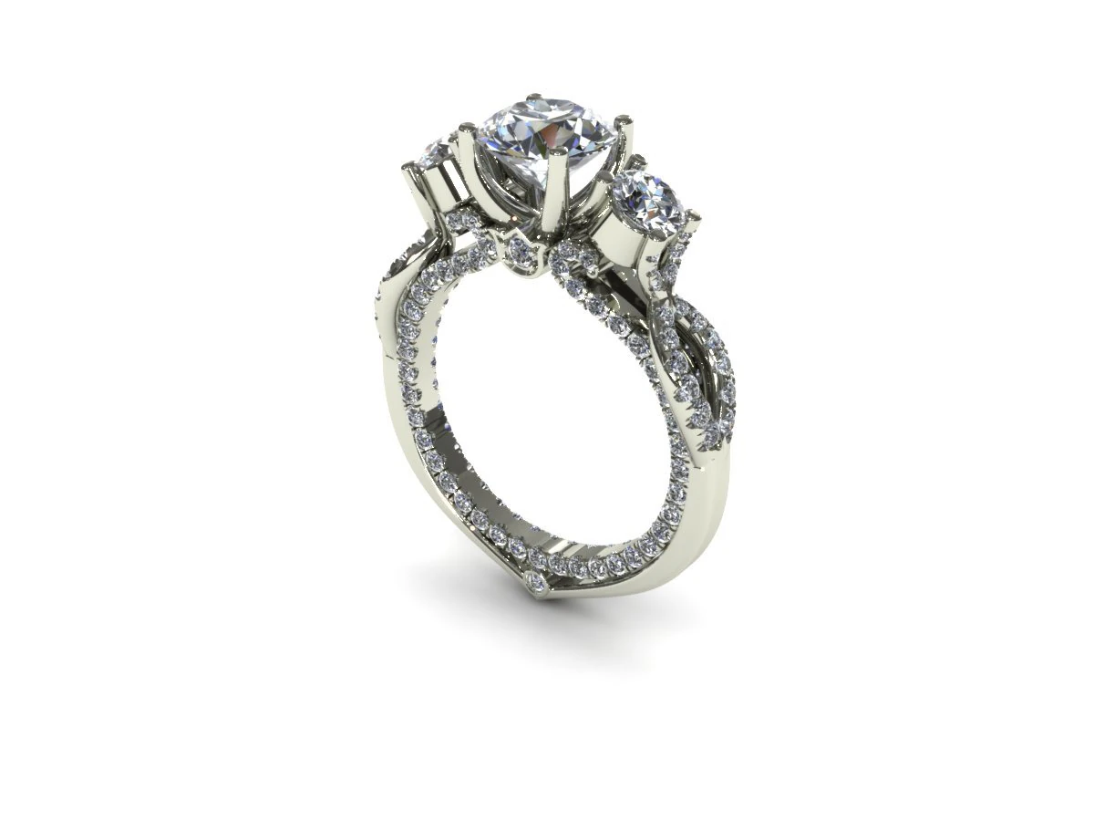 ring 02 3D Model .c4d .max .obj .3ds .fbx .stl .blend 