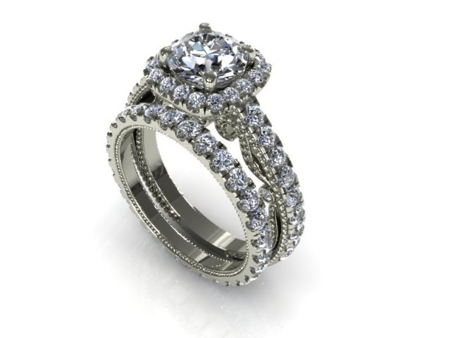 ring 08 Model 3D .c4d .max .obj .3ds .fbx .stl .blend 