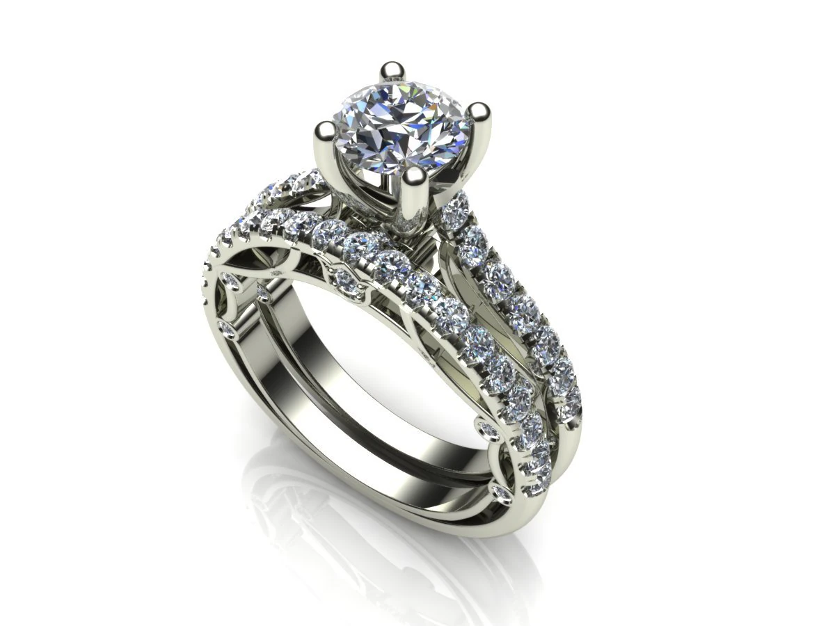 ring 08 3D Model .c4d .max .obj .3ds .fbx .stl .blend 