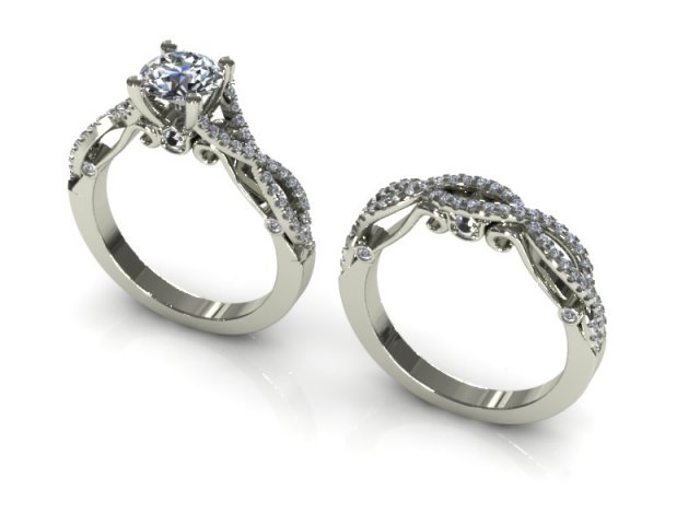 ring 014 3D Model .c4d .max .obj .3ds .fbx .stl .blend 
