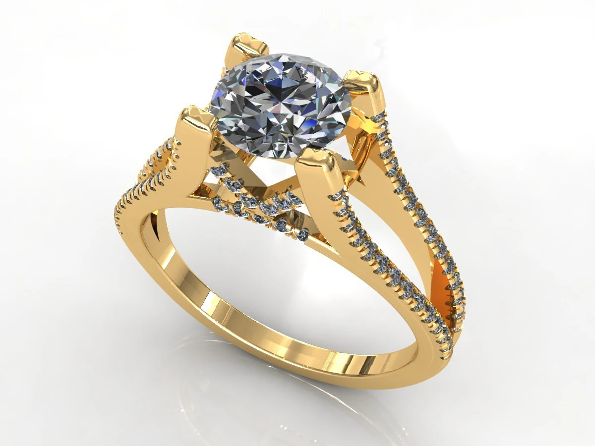 ring 016 3D Model .c4d .max .obj .3ds .fbx .stl .blend 