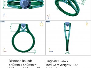 ring 016 3Dモデル