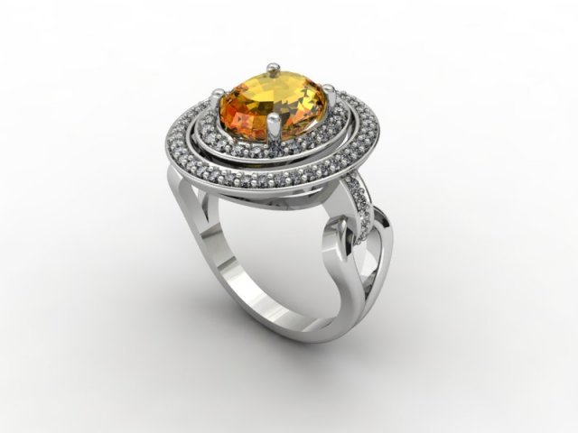 ring001 3D Модель .c4d .max .obj .3ds .fbx .stl .blend