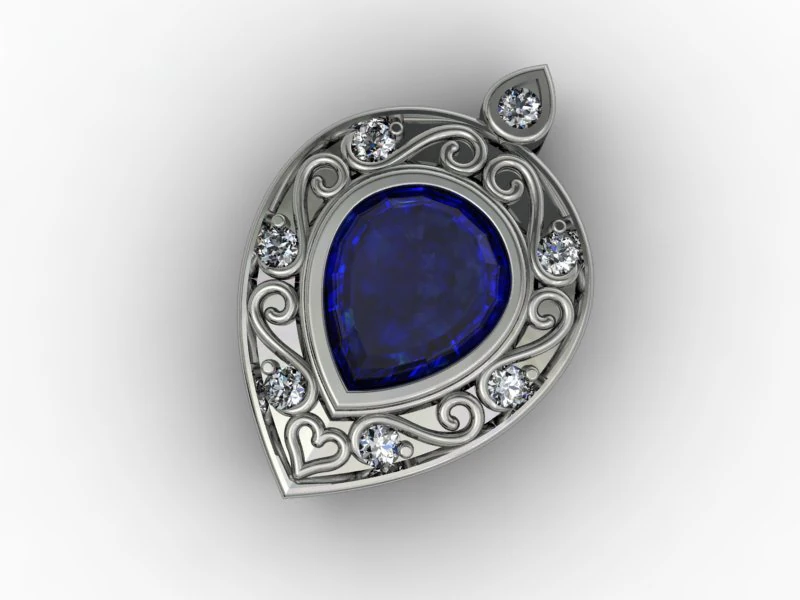 pendant007 3D Model .c4d .max .obj .3ds .fbx .stl .blend
