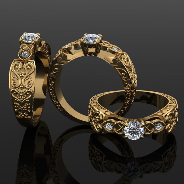 ring0024 Modello 3D .c4d .max .obj .3ds .fbx .stl .blend
