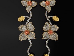 earring002 3D Model