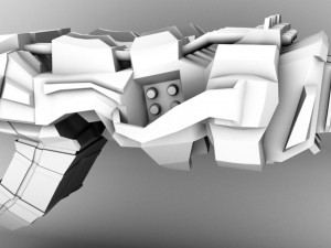 space ray 3D 모델