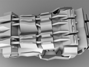 space ray Modelo 3D