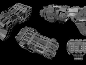 space ray Modelo 3D