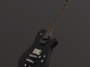 manson electric guitar 3D Model