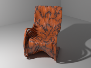 design chair 3D 모델