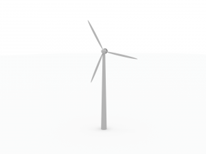 wind power plant 3D Model