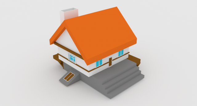 medieval house 2 3D 模型 .c4d .max .obj .3ds .fbx .stl .blend 