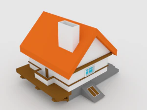 medieval house 2 3D Model