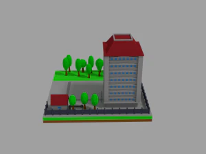 low poly 3D Model
