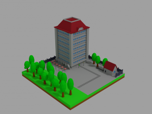low poly 3D मॉडल