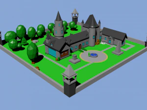 मध्ययुगीन घर 3 3D मॉडल