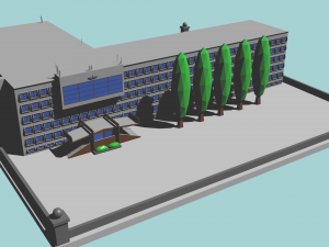 university 3D मॉडल