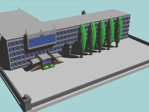 विश्वविद्यालय 3D मॉडल