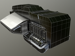 spaceship 3D Model
