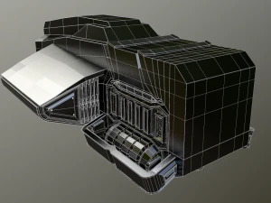 spaceship 3D Model