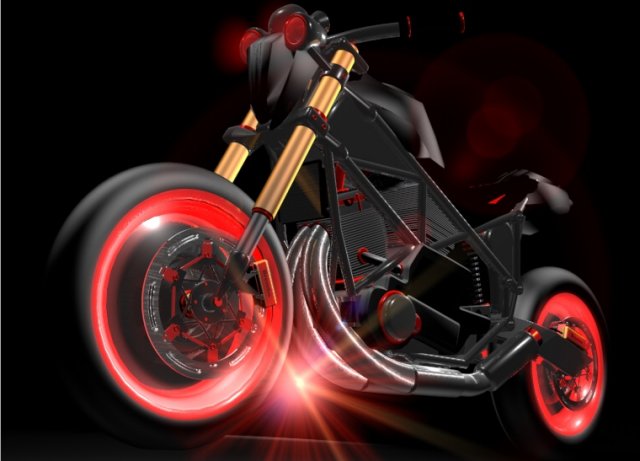 road bike Modelo 3D .c4d .max .obj .3ds .fbx .stl .blend 