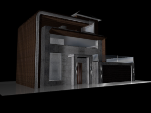 mansion exterior 3Dモデル