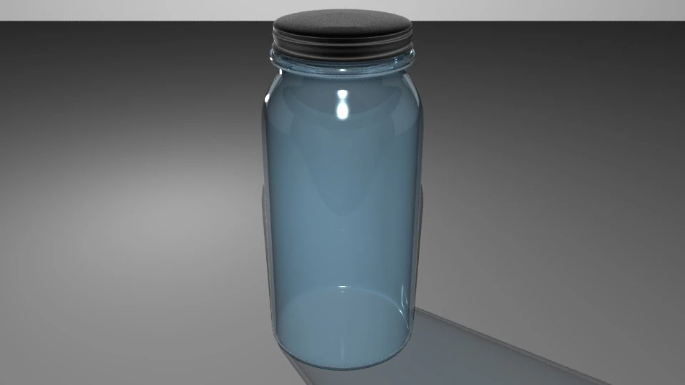 empty glass jar 3D Model .c4d .max .obj .3ds .fbx .stl .blend 