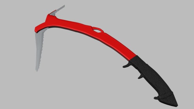 climbing axe 3D Модель .c4d .max .obj .3ds .fbx .stl .blend 