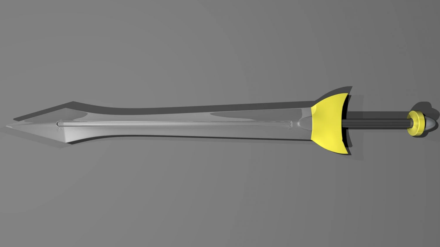 iron sword 3D Model .c4d .max .obj .3ds .fbx .stl .blend 