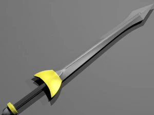 iron sword 3D Model