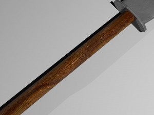 halberd model 3D Модель