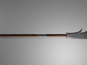 halberd model 3D Модель